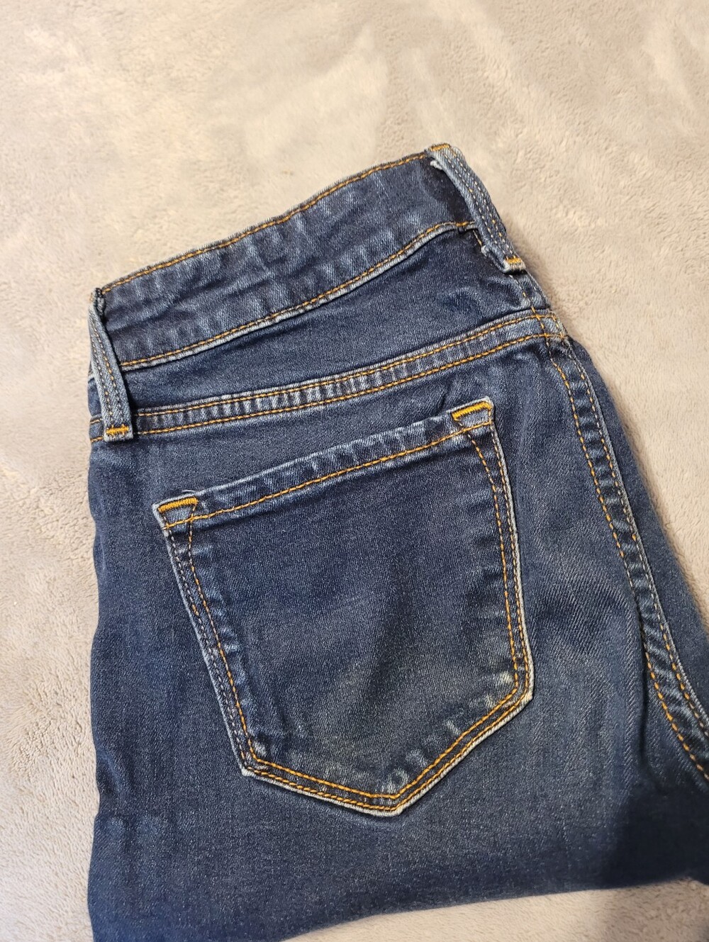 Old Navy Rockstar Super Skinny Ladies Jeans Size 4 Long EUC Soft Classic Comfy
